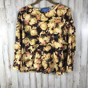 Simply Vera Vera Wang Floral Top. Large